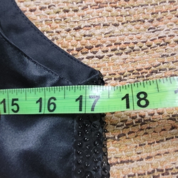 VINTAGE Sequined Vest with Music Notes - Picture 8 of 11